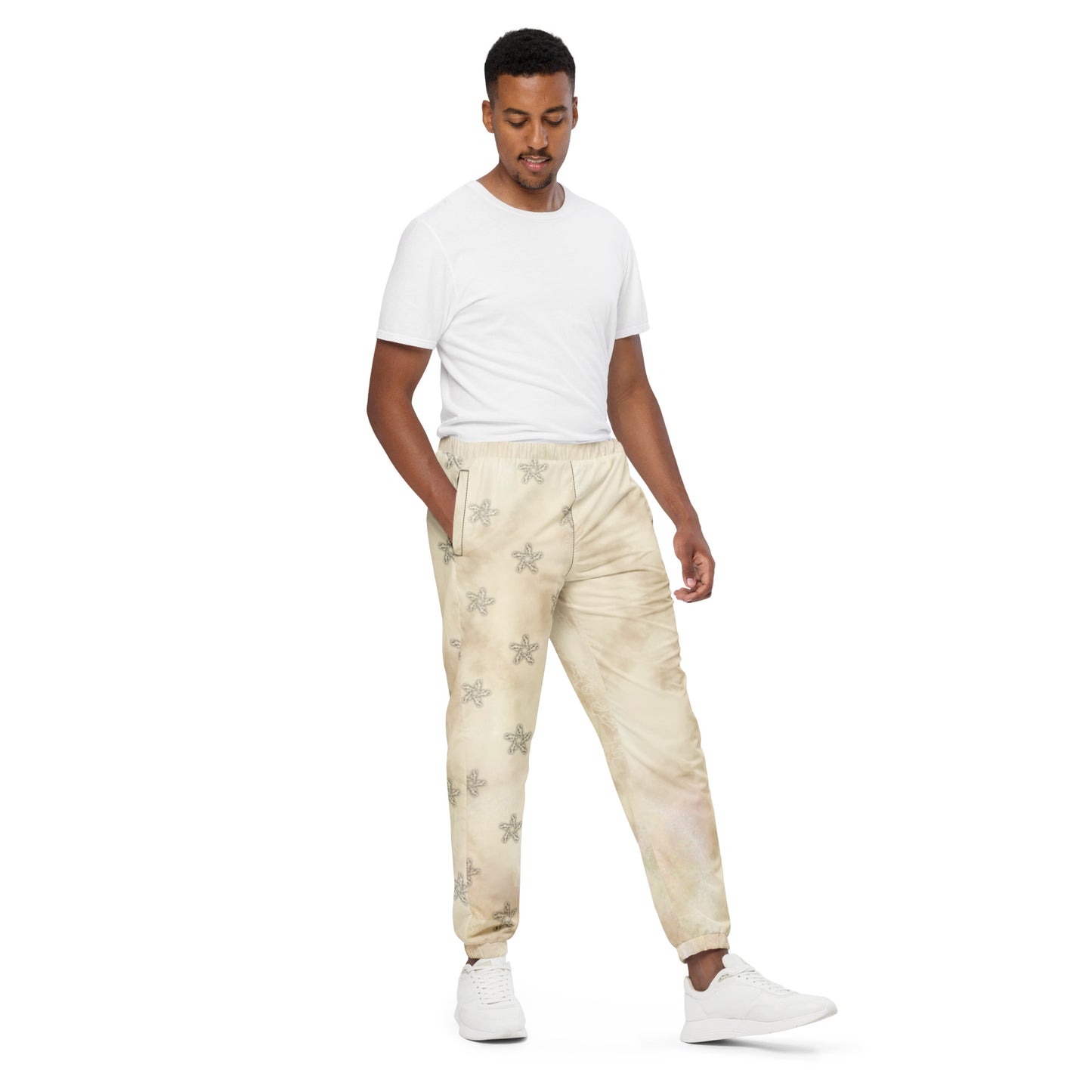Track pants - Apricot White storm