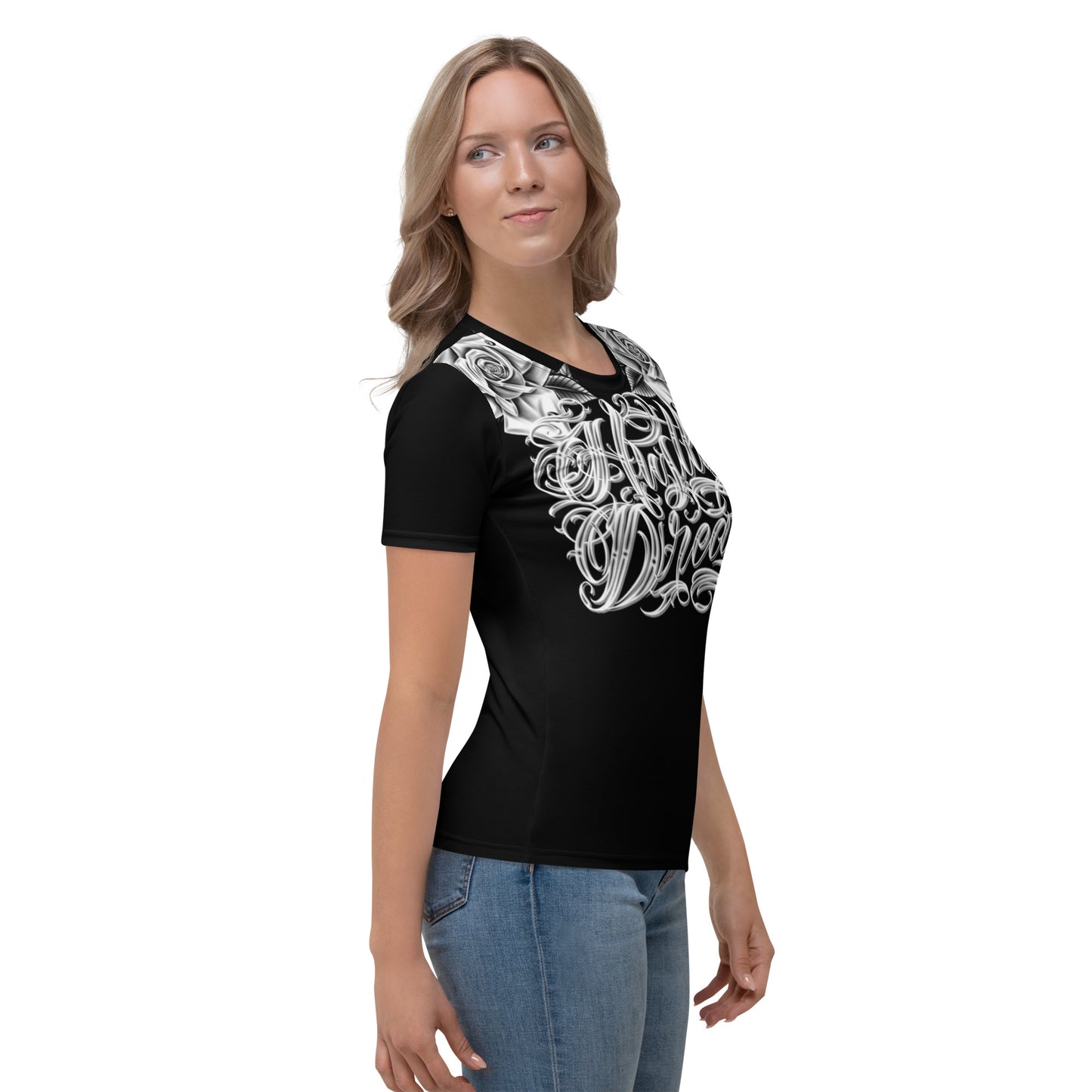 T-shirt - Roses + “Hussling Dreams”