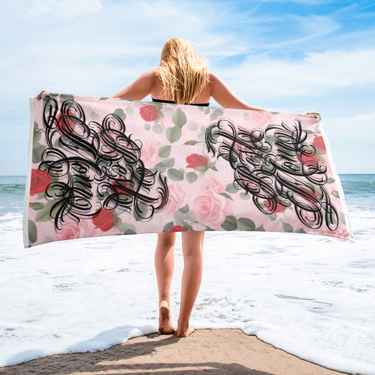 Mothers Day floral Towel