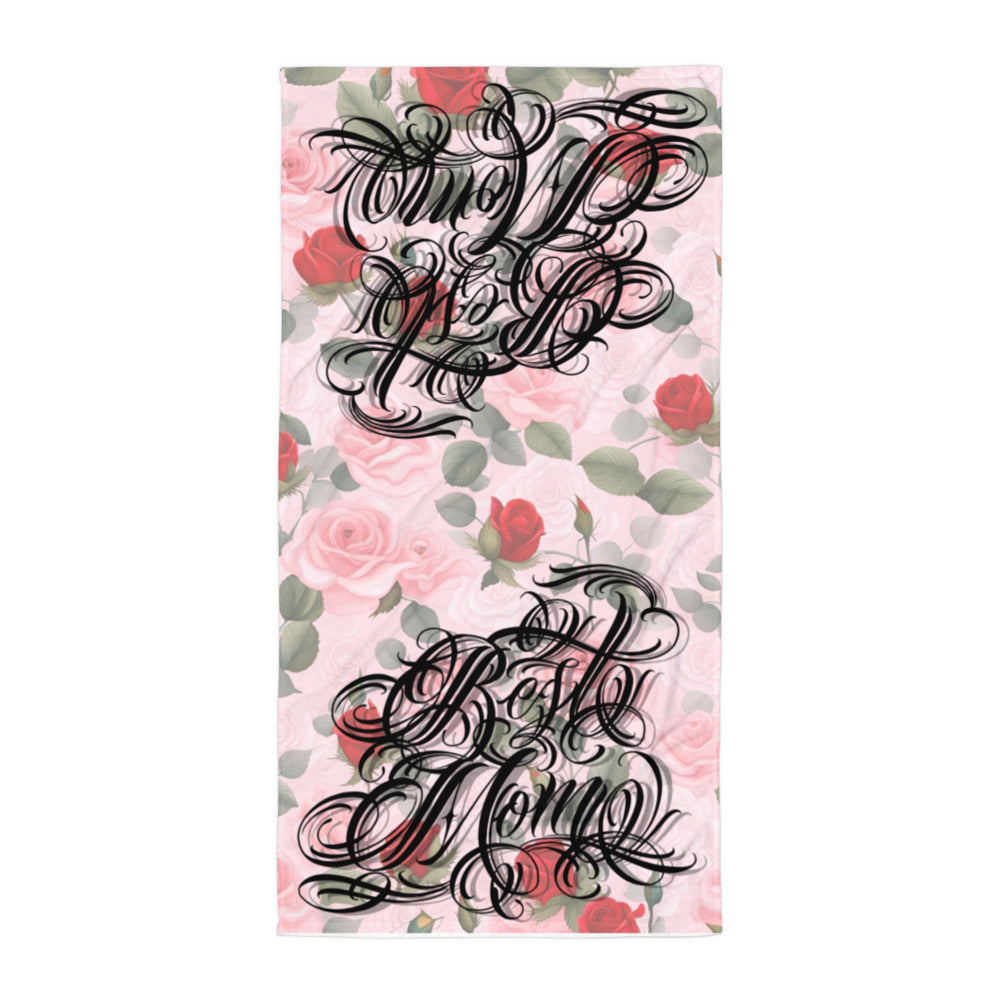 Mothers Day floral Towel