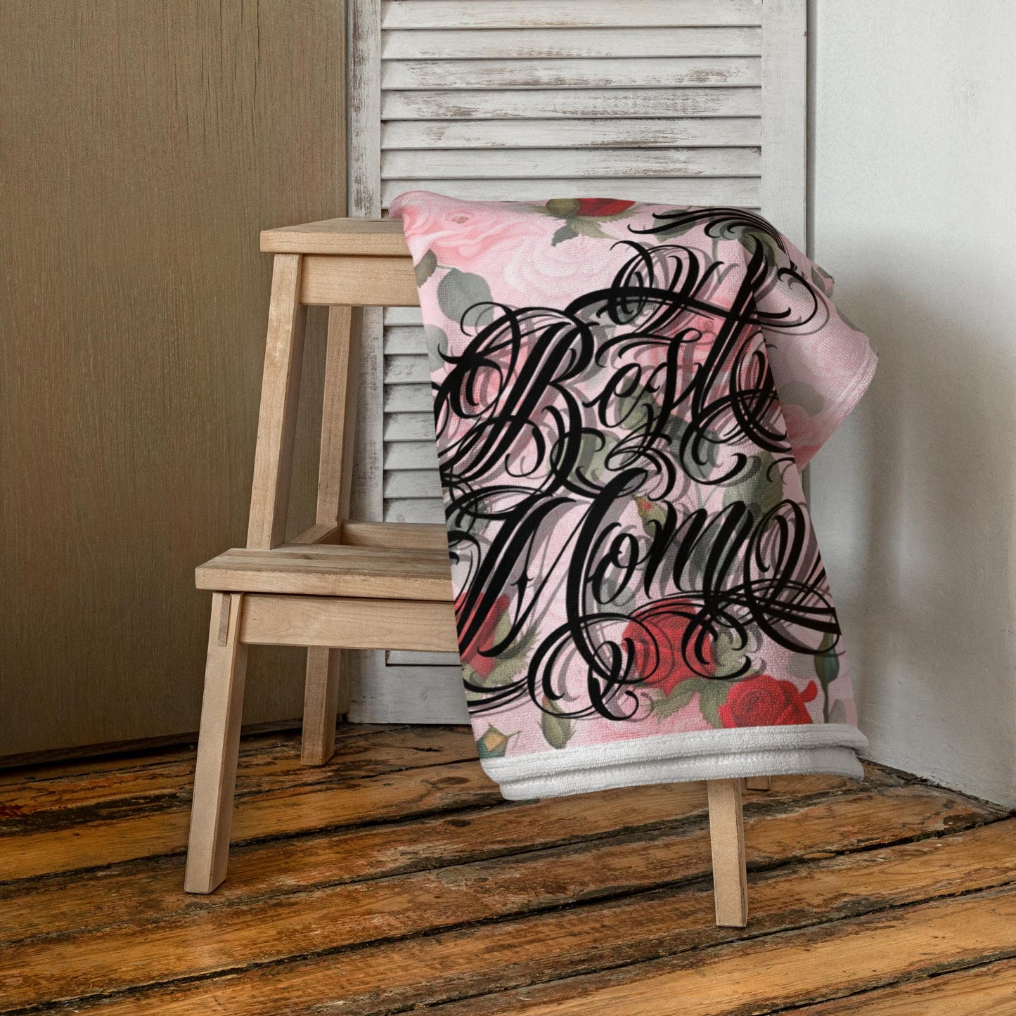 Mothers Day floral Towel