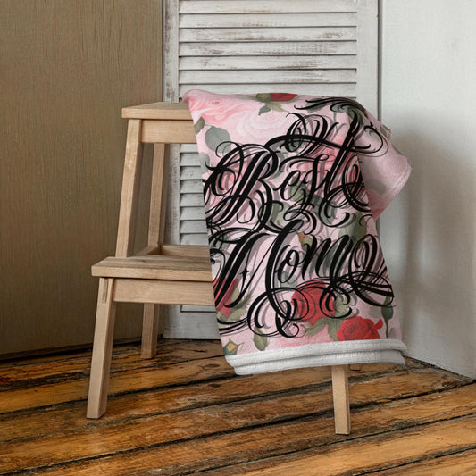 Mothers Day floral Towel