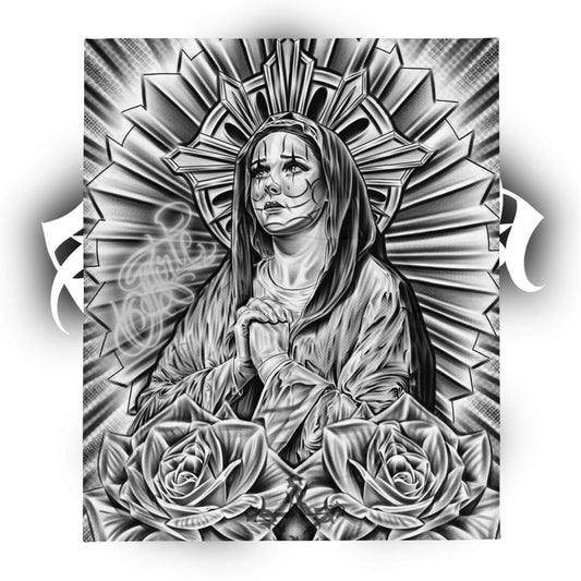 Throw Blanket “Virgin Mary”