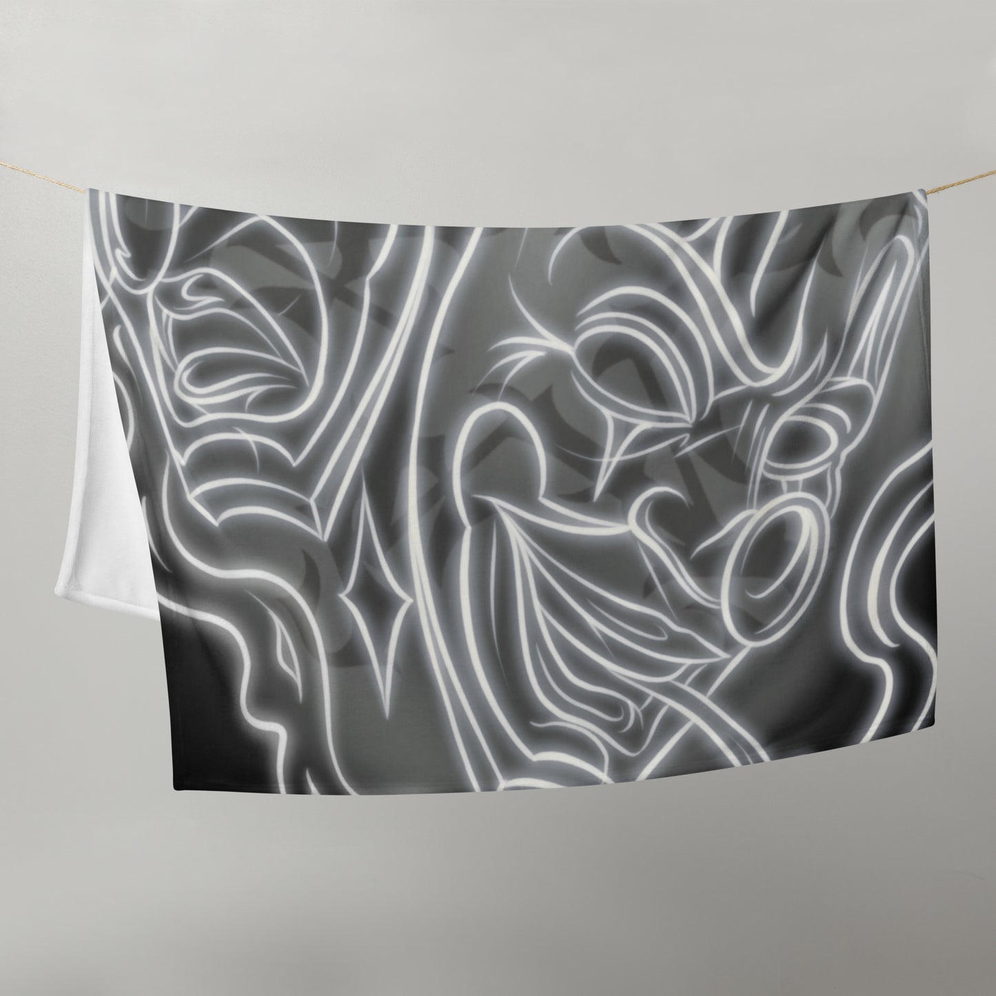 Throw Blanket “smile now cry later”