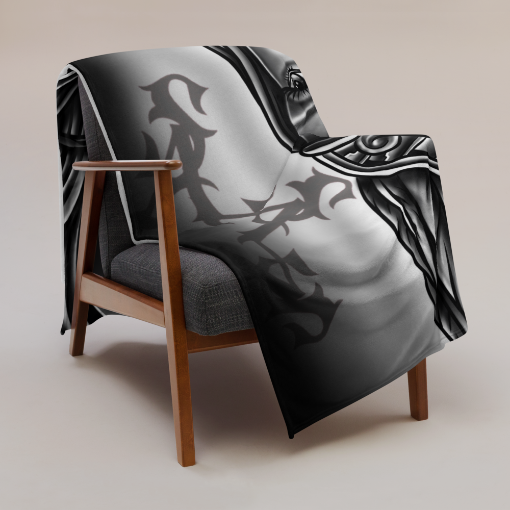Throw Blanket “Brown Royalty”