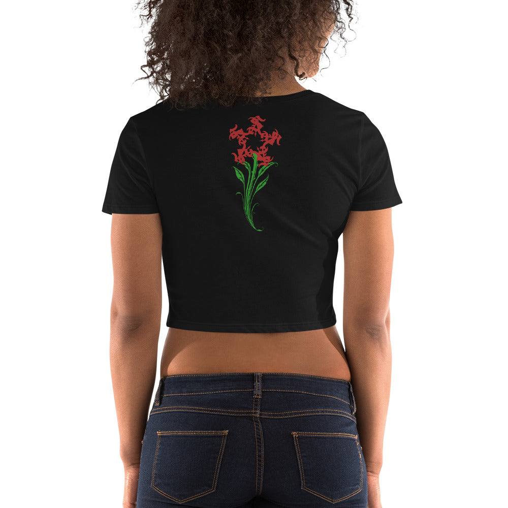 Women’s Crop Tee “Siempre Amor”