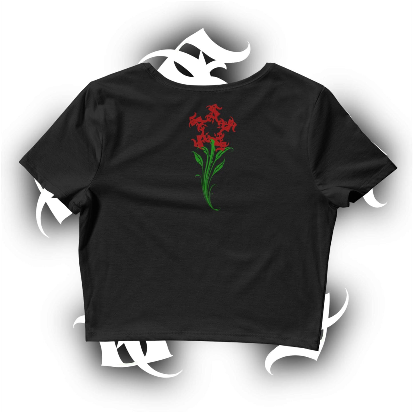 Women’s Crop Tee “Siempre Amor”
