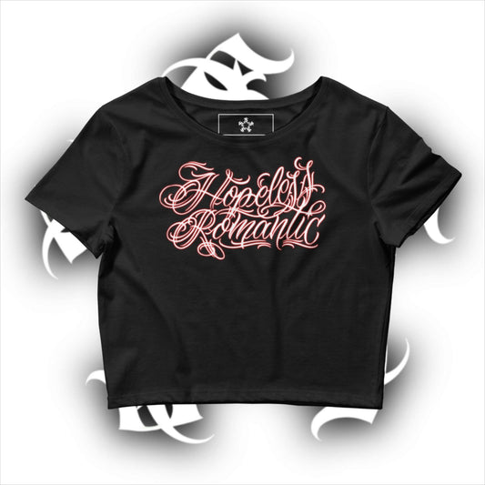 Crop Tee “Hopless Romantic”