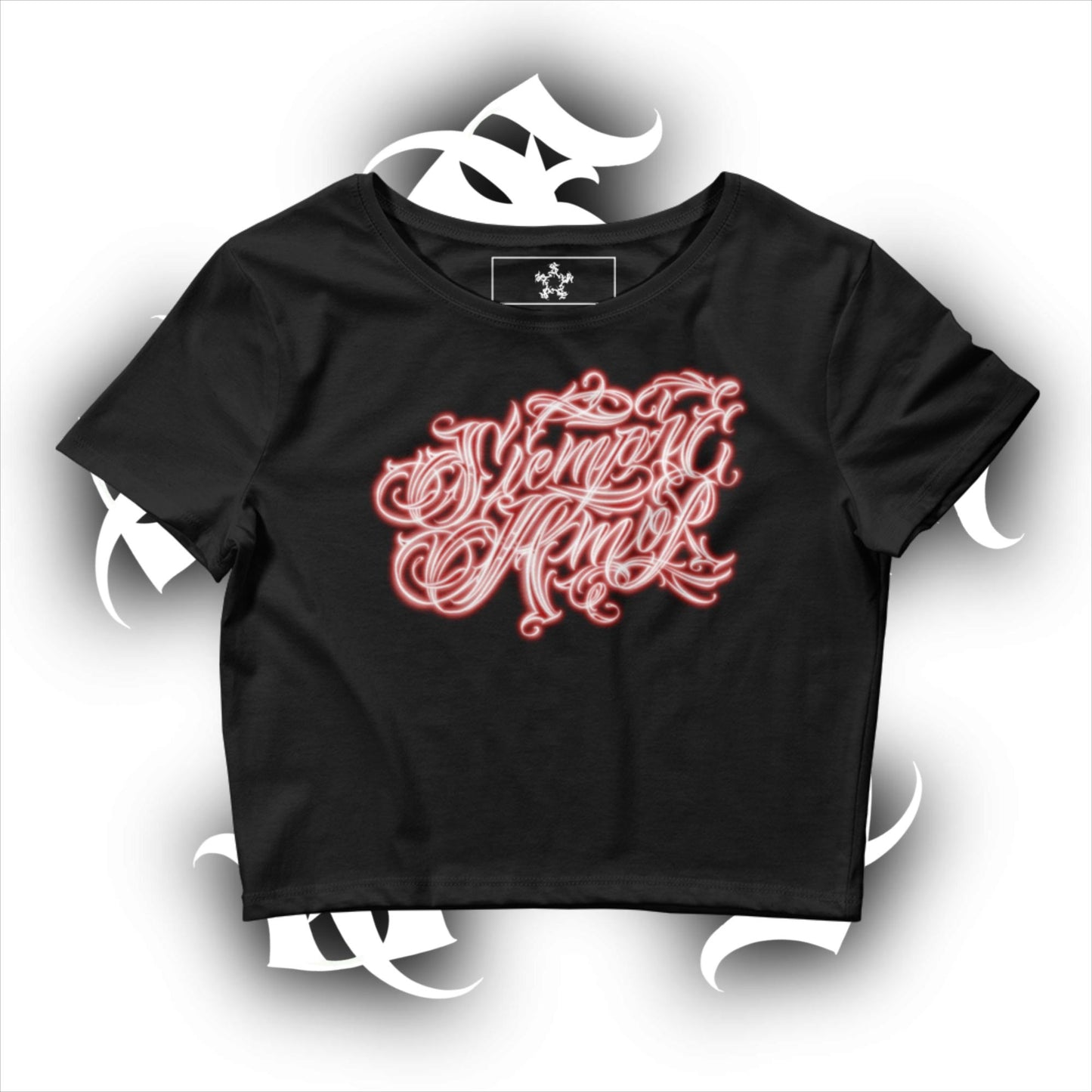 Women’s Crop Tee “Siempre Amor”