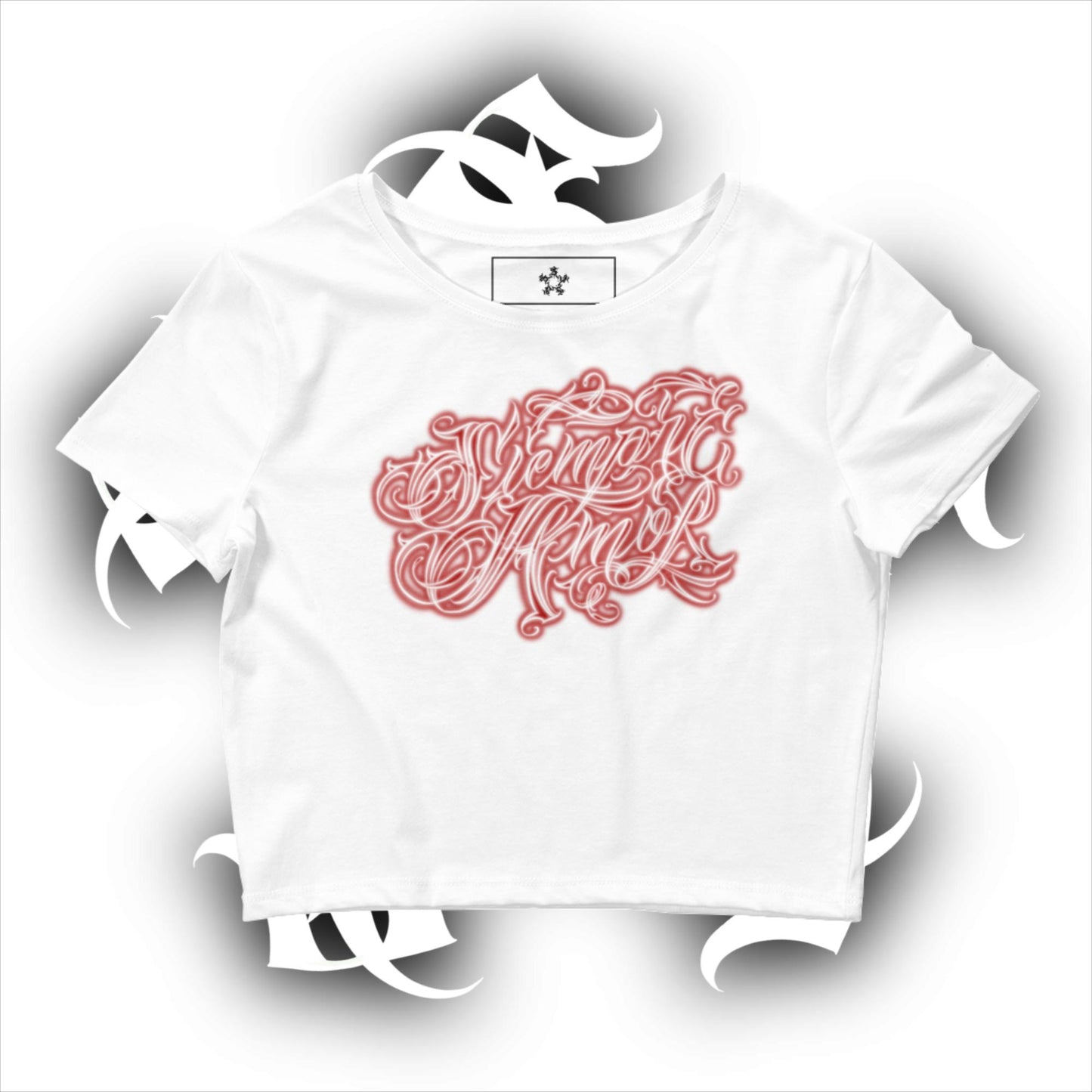 Women’s Crop Tee “Siempre Amor”