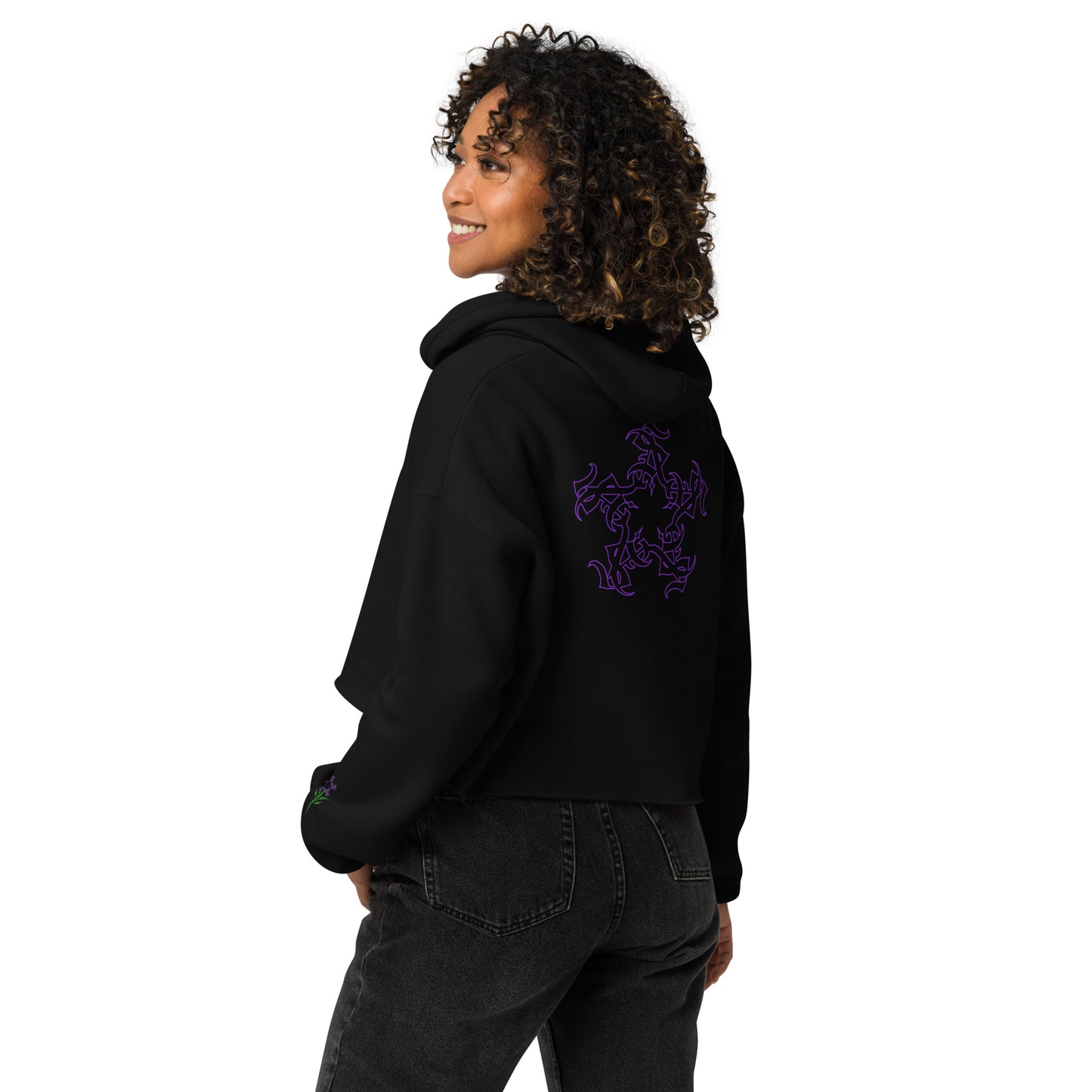 Crop Hoodie “Strictly Business”