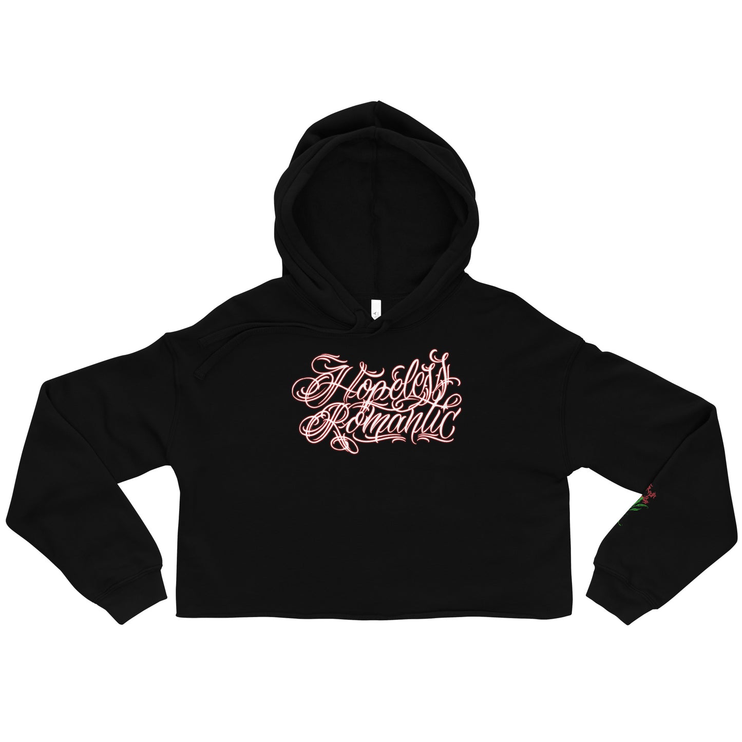 Crop Hoodie “Hopeless Romantic”