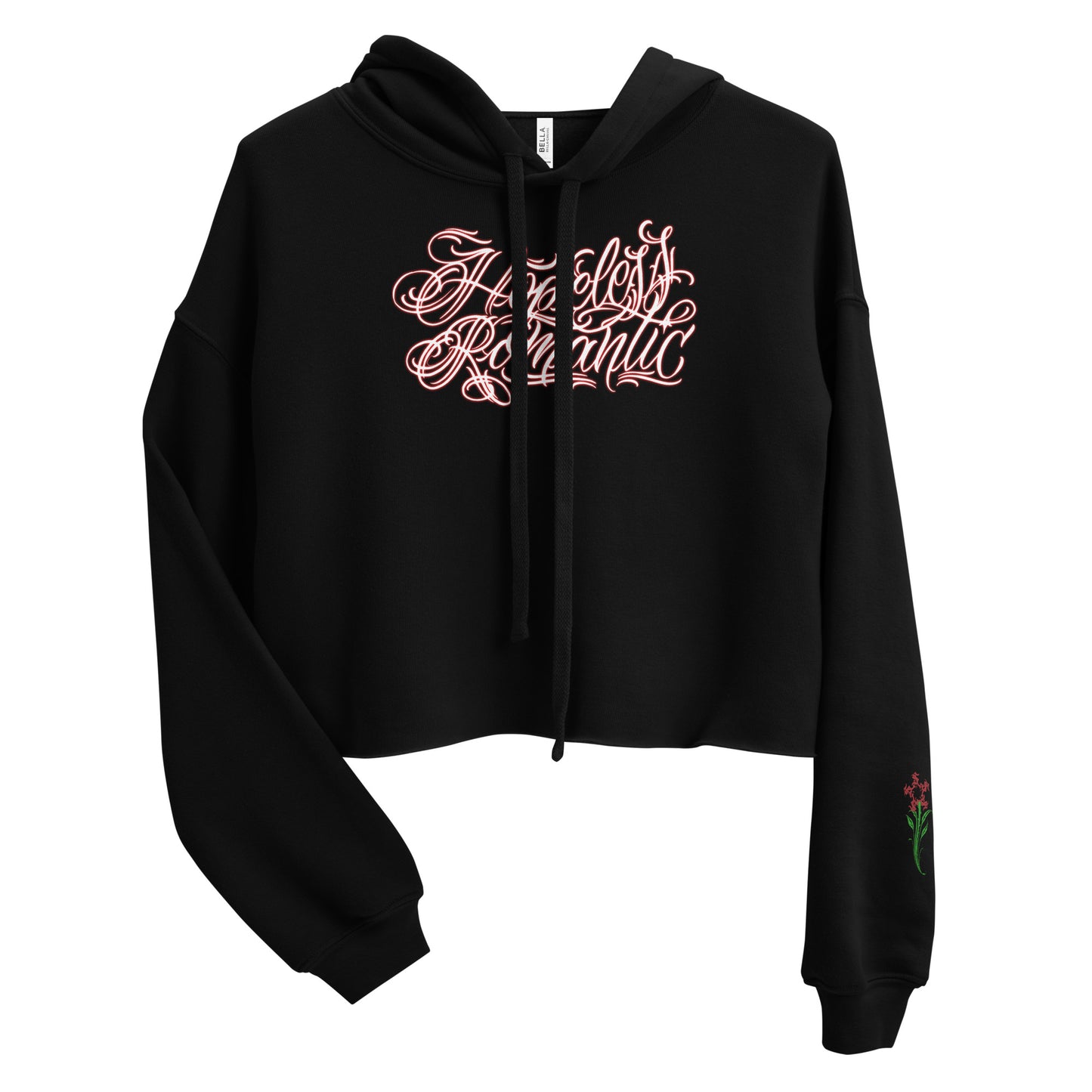 Crop Hoodie “Hopeless Romantic”