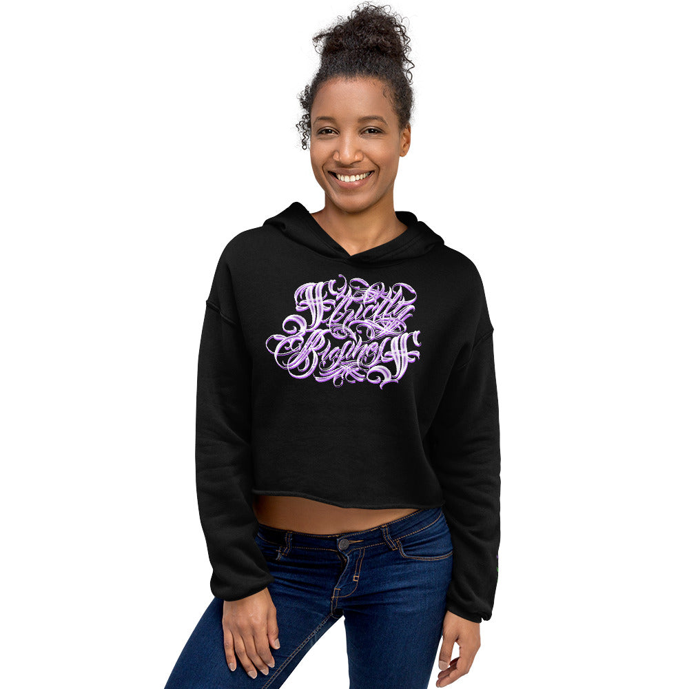 Crop Hoodie “Strictly Business”