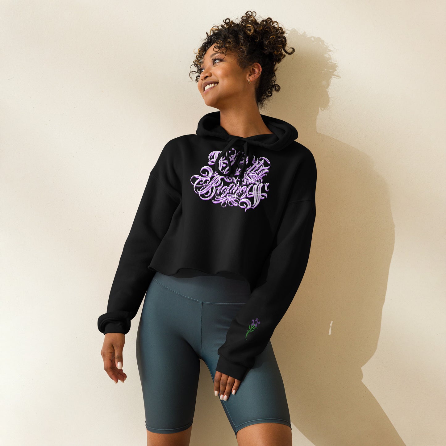 Crop Hoodie “Strictly Business”