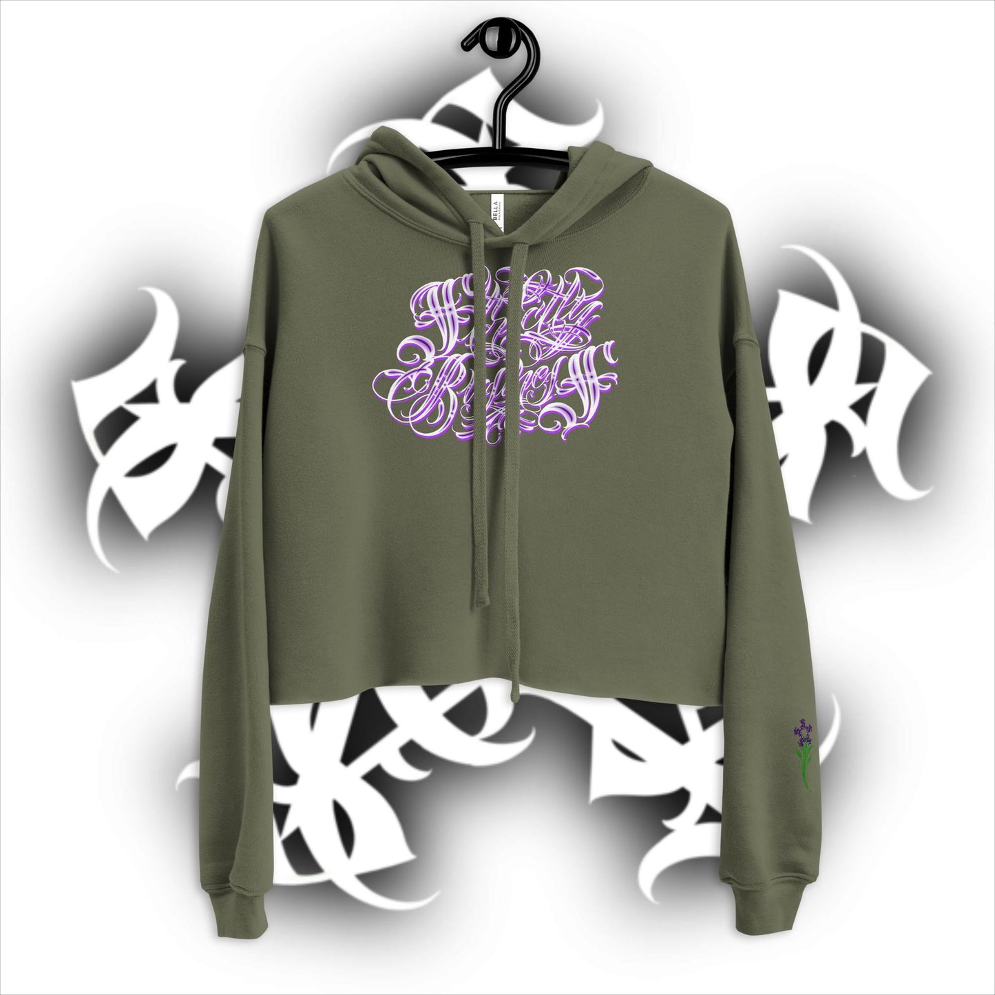 Crop Hoodie “Strictly Business”