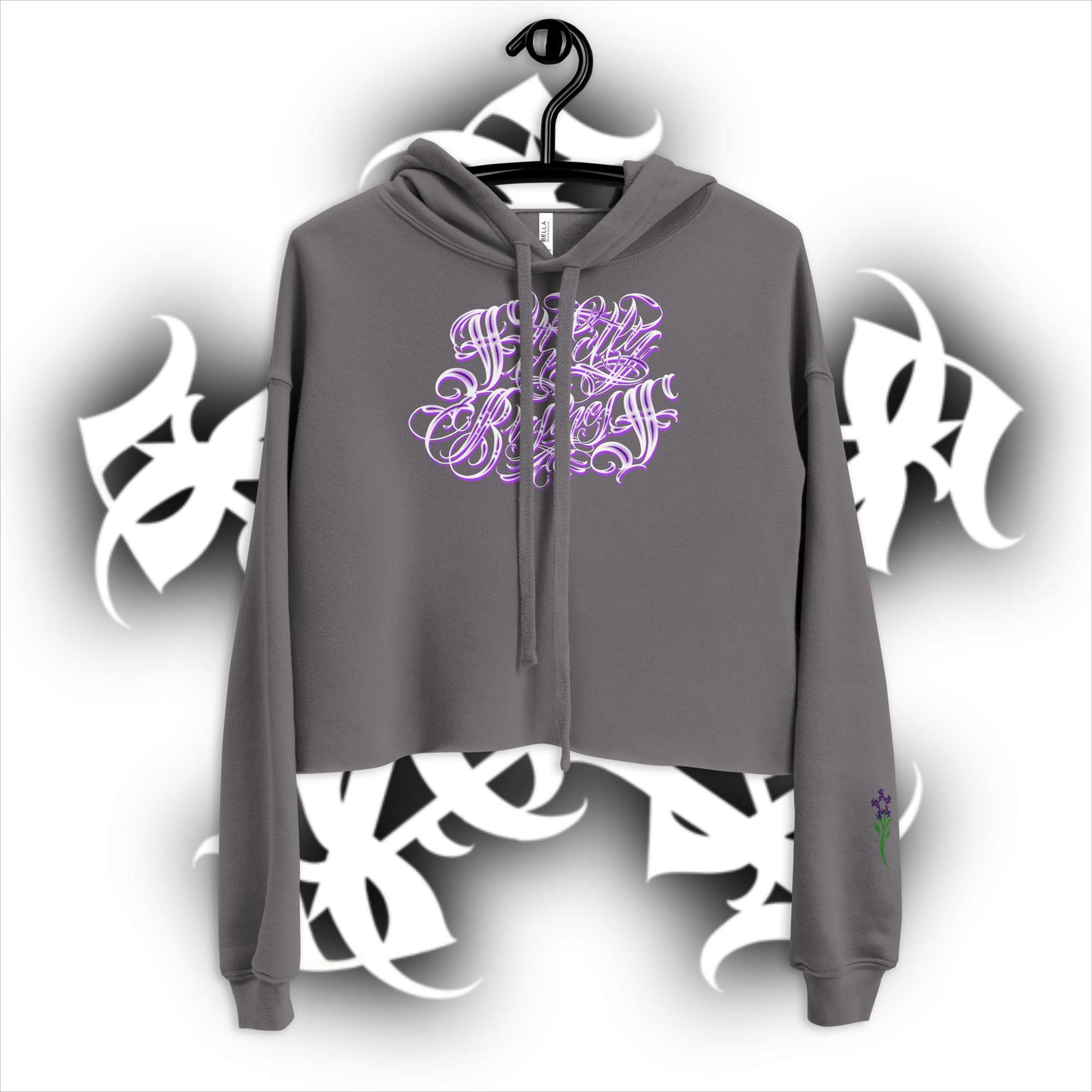 Crop Hoodie “Strictly Business”