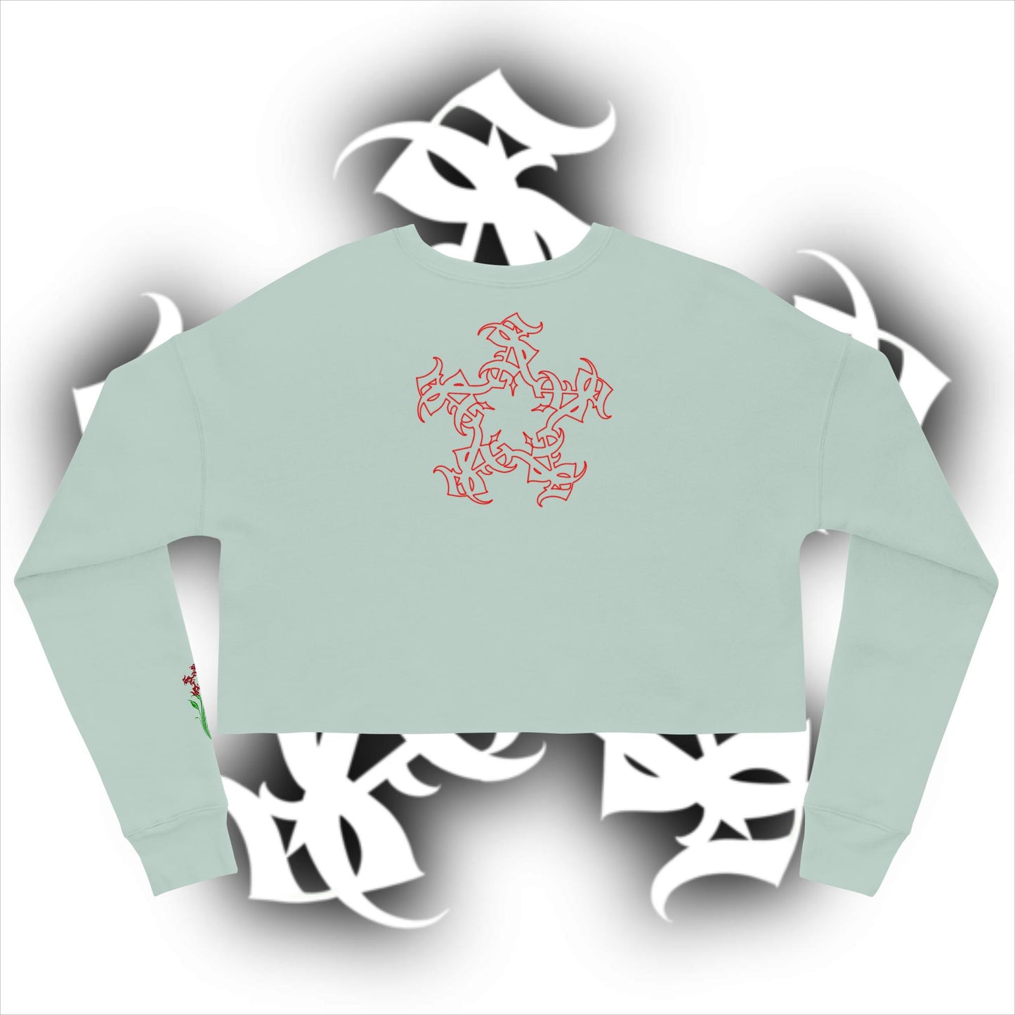 Crop Sweatshirt  “siempre amor”